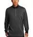 578673 Nike Golf Dri-FIT 1/2-Zip Cover-Up Anth Hthr/Blk front view