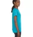 780L Anvil - Ladies' Midweight Short Sleeve T-Shir POOL BLUE side view