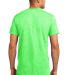 4200 Hanes - X-Temp™ Vapor Control Performance S Neon Lime Heather back view