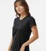 1790 Augusta Sportswear Women's Wicking T-Shirt in Black side view