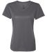 1790 Augusta Sportswear Women's Wicking T-Shirt in Graphite front view