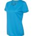 1790 Augusta Sportswear Women's Wicking T-Shirt in Power blue side view