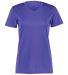 1790 Augusta Sportswear Women's Wicking T-Shirt in Purple front view