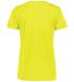 1790 Augusta Sportswear Women's Wicking T-Shirt in Safety yellow back view
