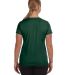 1790 Augusta Sportswear Women's Wicking T-Shirt in Dark green back view