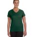 1790 Augusta Sportswear Women's Wicking T-Shirt in Dark green front view