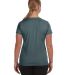 1790 Augusta Sportswear Women's Wicking T-Shirt in Graphite back view