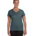 1790 Augusta Sportswear Women's Wicking T-Shirt in Graphite front view