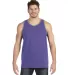986 Anvil - Lightweight Fashion Tank in Hth prp/ hth gry front view