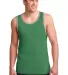 986 Anvil - Lightweight Fashion Tank in Hth grn/ hth gry front view