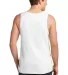 986 Anvil - Lightweight Fashion Tank in White back view