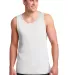 986 Anvil - Lightweight Fashion Tank in White front view