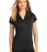 LOG1030 OGIO® Ladies Linear Polo Blacktop front view