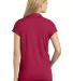 LOG1030 OGIO® Ladies Linear Polo Blush Red back view