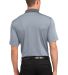 K558 Port Authority® Fine Stripe Performance Polo in White/shad gry back view