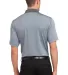K558 Port Authority® Fine Stripe Performance Polo White/Shad Gry back view