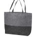 BG402L Port Authority® Large Felt Tote in Ft gry/ft char front view