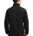 F229 Port Authority® Enhanced Value Fleece Full-Z Black/Bat Grey back view