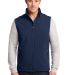 J325 Port Authority® Core Soft Shell Vest in Dress blue nvy front view