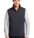 J325 Port Authority® Core Soft Shell Vest Batlshp Grey front view