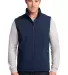 J325 Port Authority® Core Soft Shell Vest Dress Blue Nvy front view