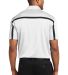 K547 Port Authority® Silk Touch™ Performance Co in White/black back view