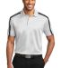 K547 Port Authority® Silk Touch™ Performance Co in White/black front view