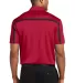 K547 Port Authority® Silk Touch™ Performance Co Red/Black back view