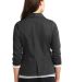L298 Port Authority® Ladies Fleece Blazer in Dk char hthr back view