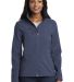L324 Port Authority® Ladies Welded Soft Shell Jac in Dress blue nvy front view