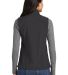 L325 Port Authority® Ladies Core Soft Shell Vest in Black char hth back view