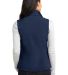 L325 Port Authority® Ladies Core Soft Shell Vest in Dress blue nvy back view