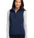 L325 Port Authority® Ladies Core Soft Shell Vest in Dress blue nvy front view