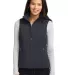 L325 Port Authority® Ladies Core Soft Shell Vest Batlshp Grey front view