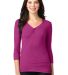 LM1007 Port Authority® Ladies Concept Stretch 3/4 in Magenta front view