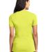 LM1006 Port Authority Ladies Concept Stretch Scoop in Limeade back view