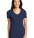LM1005 Port Authority® Ladies Concept Stretch V-N in Dress blue nvy front view