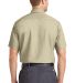 SP24 Red Kap - Short Sleeve Industrial Work Shirt in Light tan back view