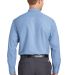 SP14 Red Kap - Long Sleeve Industrial Work Shirt in Light blue back view