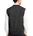 SW301 Port Authority® Value V Neck Sweater Vest in Charcoal grey back view