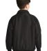 Y328 Port Authority® Youth Charger Jacket in True black back view