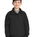 Y328 Port Authority® Youth Charger Jacket True Black front view