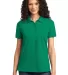 LKP155 Port & Company® Ladies 50/50 Pique Polo Kelly front view