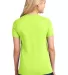 LPC54 Port & Company® Ladies 5.4-oz 100% Cotton T Neon Yellow back view