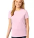 LPC54 Port & Company® Ladies 5.4-oz 100% Cotton T Pale Pink front view