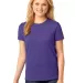LPC54 Port & Company® Ladies 5.4-oz 100% Cotton T Purple front view