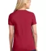 LPC54 Port & Company® Ladies 5.4-oz 100% Cotton T Red back view