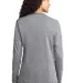 LPC54LS Port & Company® Ladies Long Sleeve 5.4-oz Athl Heather back view