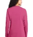 LPC54LS Port & Company® Ladies Long Sleeve 5.4-oz Sangria back view