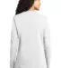 LPC54LS Port & Company® Ladies Long Sleeve 5.4-oz White back view